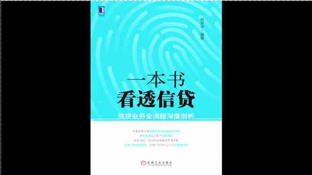 20 《一本书看透信贷》:信贷业务全流程深度剖析,贷款指南