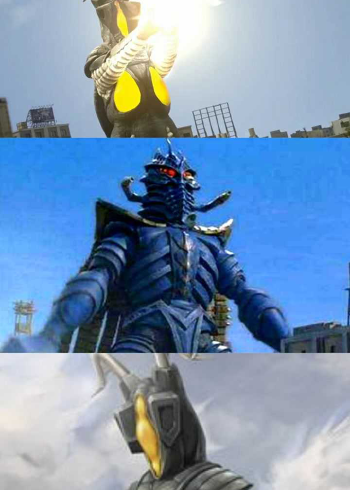 帝国星人直接被芝顿的终极破坏光弹打爆