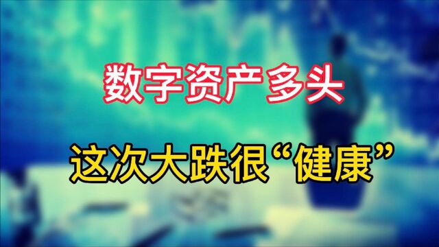 数字资产多头:这次大跌很“健康”?