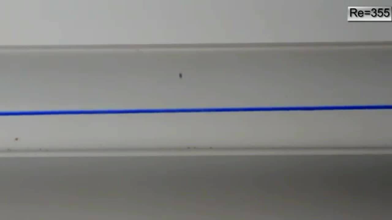 管流中的湍流过渡（雷诺实验）_高清