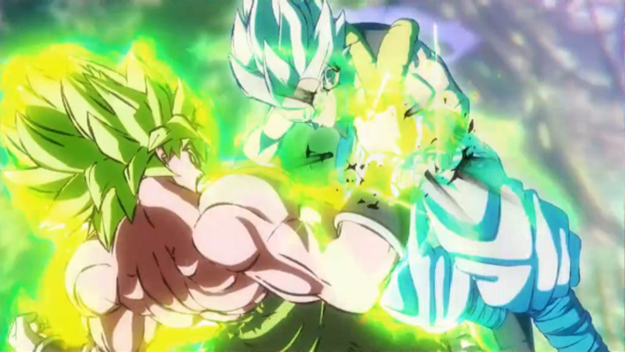 贝吉塔悟空合体大战超布罗利