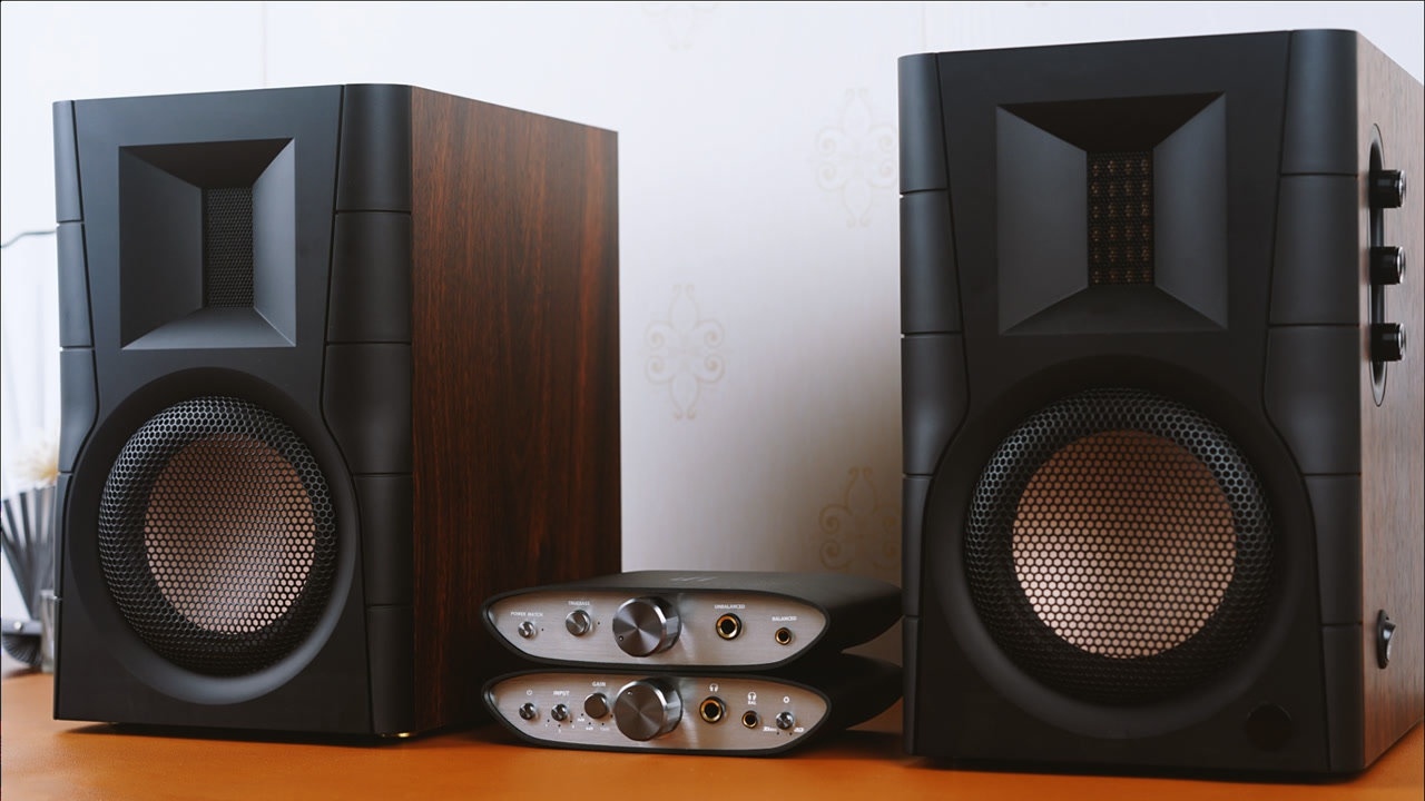 hifi新秀!惠威d200蓝牙有源音箱体验!