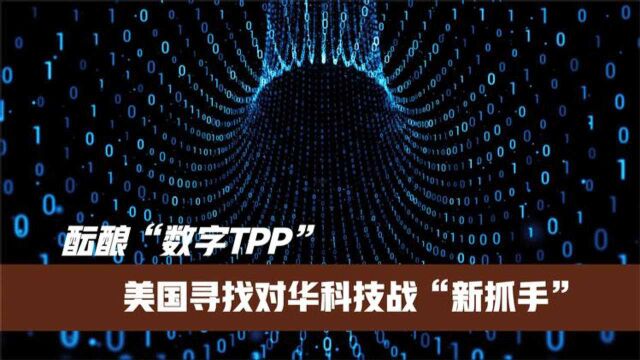 酝酿“数字TPP”,美国寻找对华科技战“新抓手”