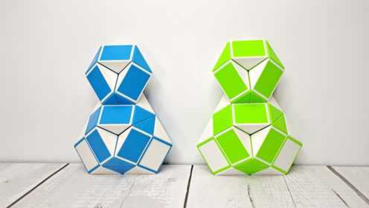 24段魔尺教程变金字塔乌龟简单易学慢动作教会你