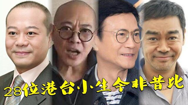 28位港台男星今非昔比,欧阳震华年轻帅过刘德华,李连杰小生变老翁#一起探索无限世界#