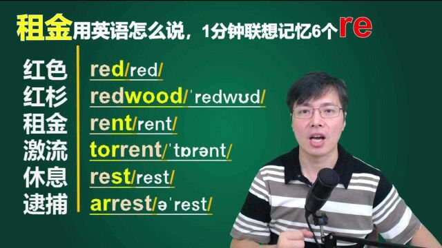 如何用一点巧妙之力记忆单词?跟山姆老师从re联想,记忆这几个