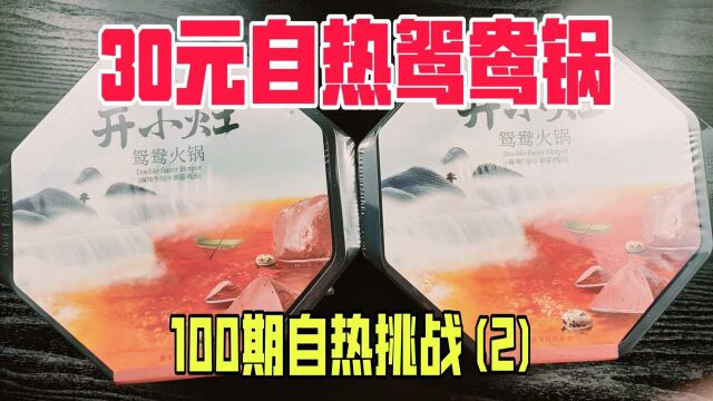 《100期自热挑战2》试吃30元一盒自热鸳鸯锅,能好吃吗?