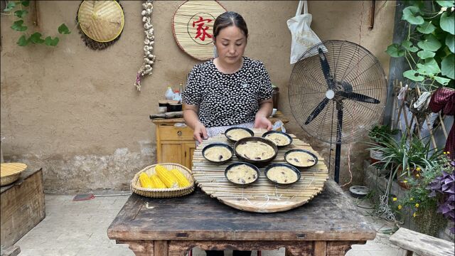 农村失传已久的篾匠手艺,用竹竿制作馍篦子,蒸出淡淡的竹香味