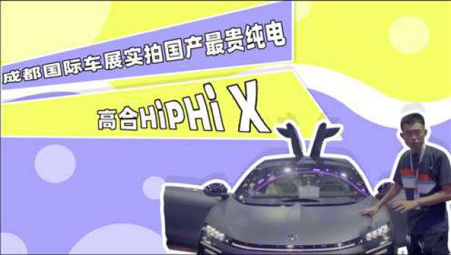 电动劳斯莱斯?四座布局、售价80万,高合HiPhi X有什么“名堂”