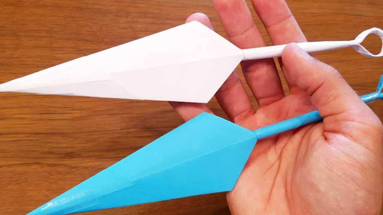 手工折纸火影忍者飞镖火影迷福利好玩不伤人