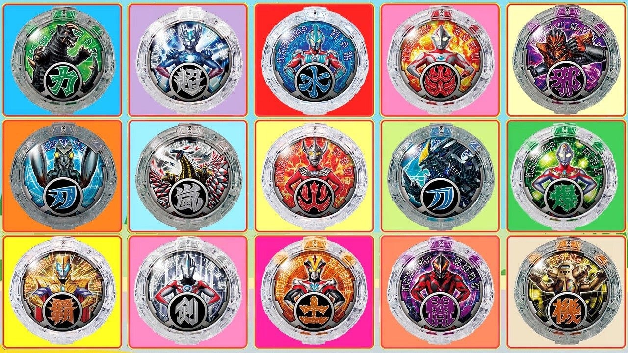 奥特曼罗布水晶大集结!赛文奥特曼赛罗奥特曼艾克斯奥特曼