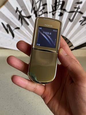 尊贵奢华,诺基亚周大福联名8800s黄金版!#诺基亚 #8090后