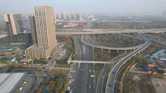 郑州商都路(圃田)改造完成后交通更加通畅向国际城市又迈出一步