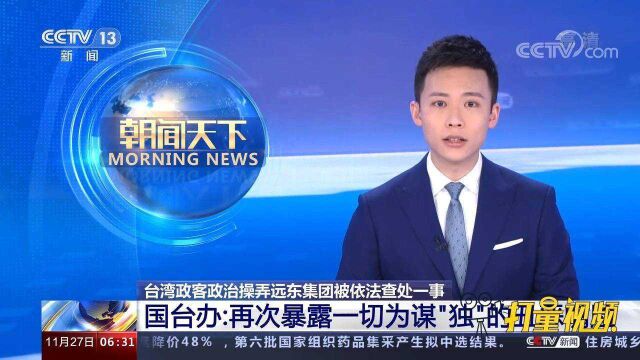 岛内政客就台湾远东集团被大陆查处说三道四,国台办驳斥