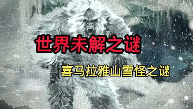 世界未解之谜之喜马拉雅山雪怪之谜