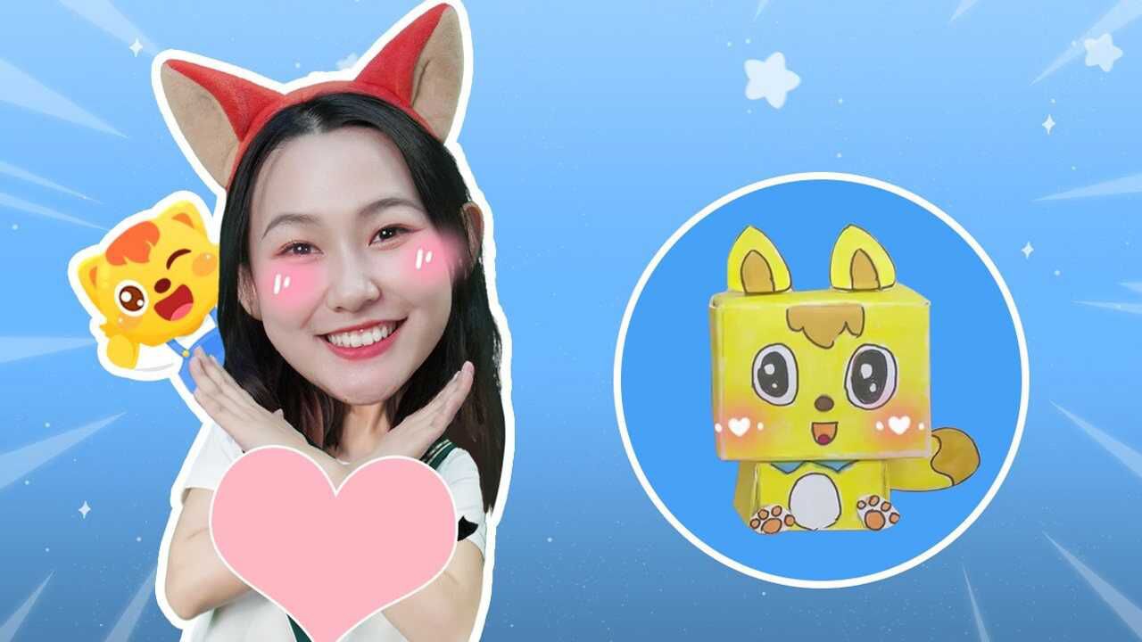 创意手工:自制小猫咪盲盒,可爱小猫咪还可以当摆件哦!