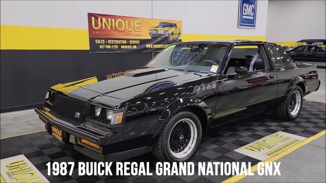 1987 Buick Regal Grand National GNX 