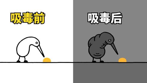 [图]吸毒的危害有多大？无翼鸟完美演示全过程，一部教育短片