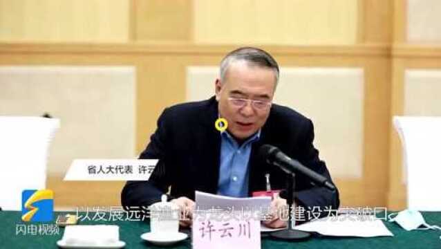 聚焦2022山东两会|省人大代表许云川:脚踏实地因地制宜 为建设海洋强市贡献力量