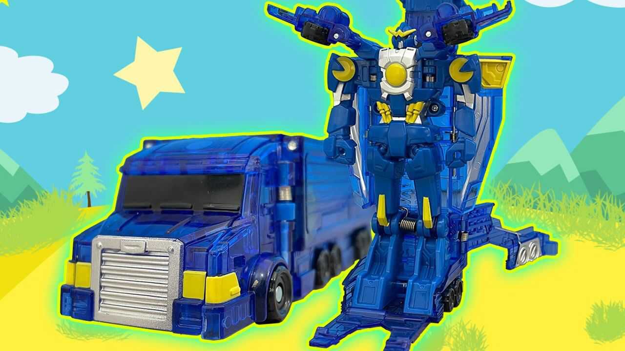 盟卡车神魔幻对决之超磁将王玩具试玩,机器人变形卡车炫酷有趣_高清