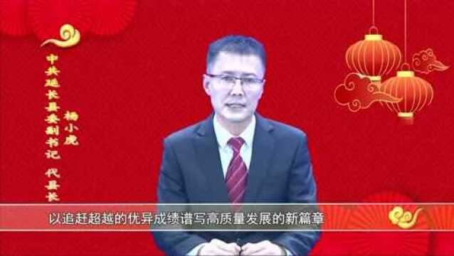 @延长人 中共延长县委副书记、代县长杨小虎向您送来新春祝福!