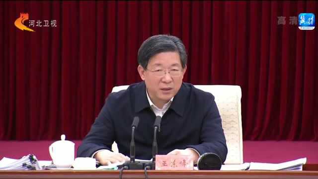 王东峰主持召开河北省生态文明建设领导小组暨生态环境保护委员会会议