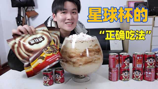 自制超大杯“星球杯牛奶饮品”,这才是星球杯的“正确吃法”!