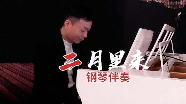 《二月里来》钢琴伴奏纯音乐,殷铁凡演奏