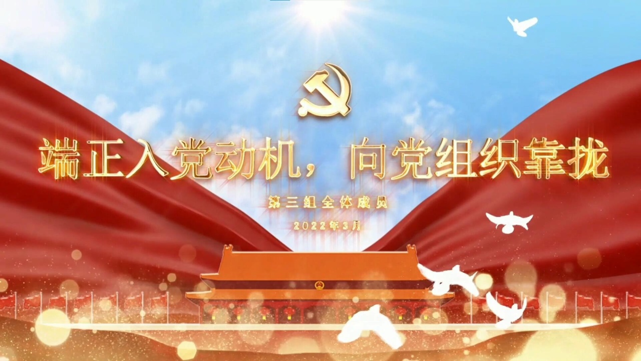 【第三组】端正入党动机,向党组织靠拢_高清1080P在线观看平台_腾讯视频