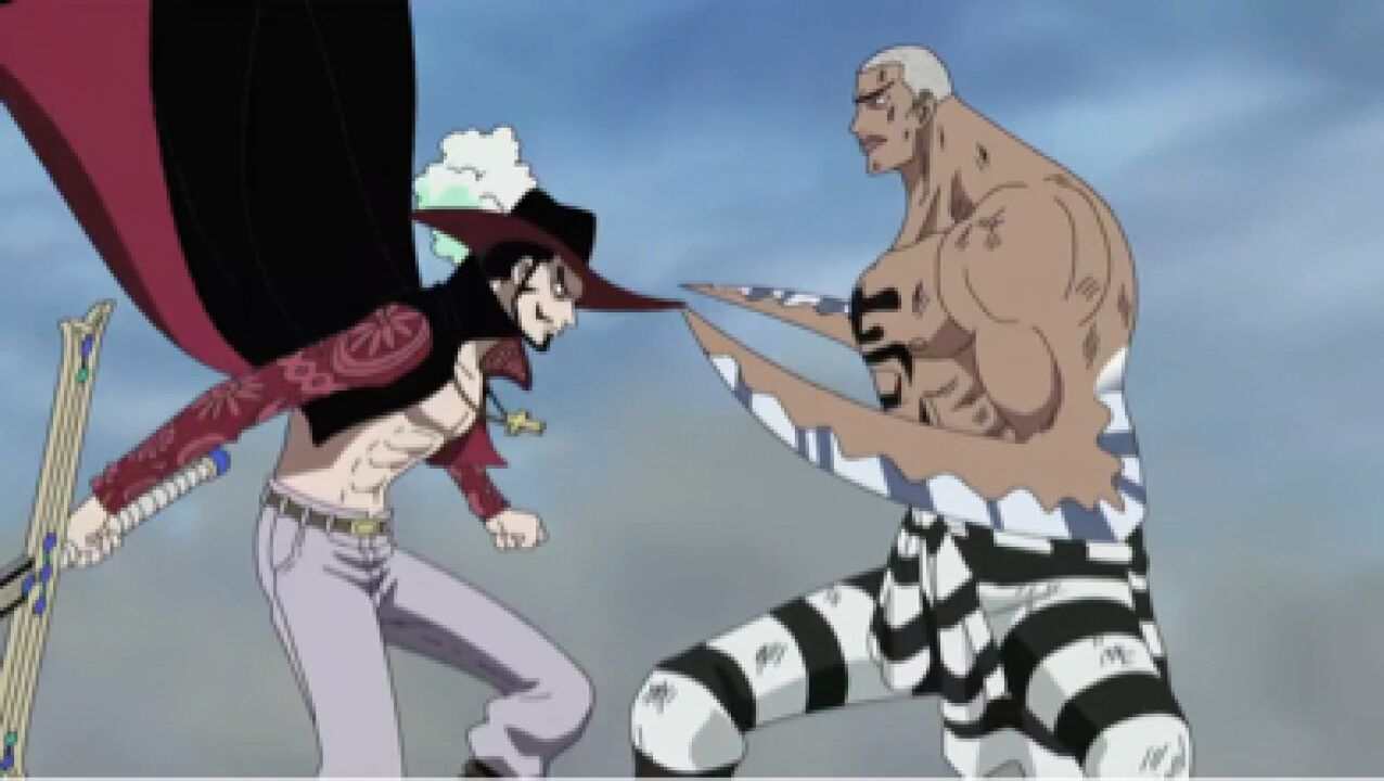 海贼王:顶上敢拦鹰眼的六个人,mr1被秒,花剑能跟鹰眼五五开?#动漫