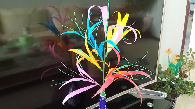 【手工制作】用一次性吸管做超美的小花,看起来仙仙的