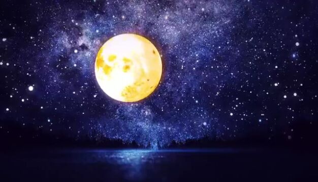 创意星际中的月亮素材