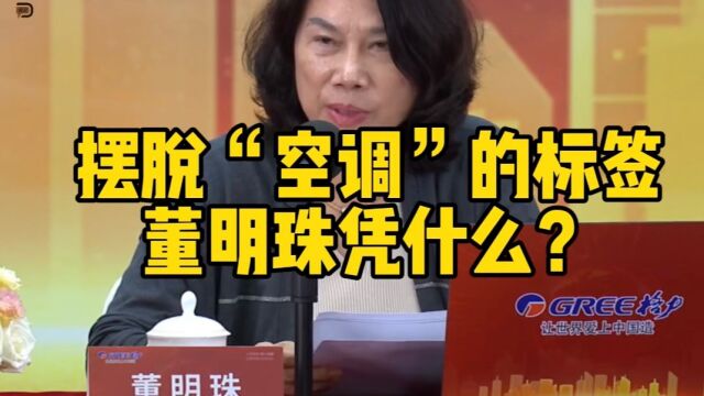 格力想摆脱“空调”的标签,董明珠能做到吗?