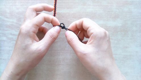 情人结手绳编织方法，绳结技巧，简单易学教程