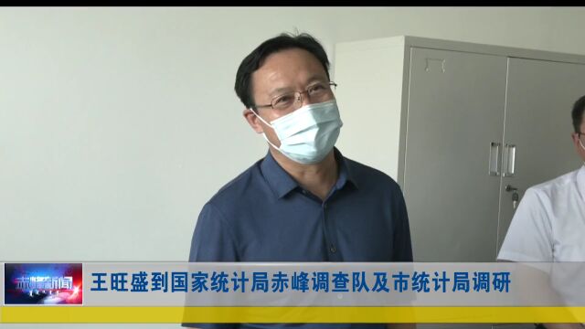 王旺盛到国家统计局赤峰调查队及市统计局调研