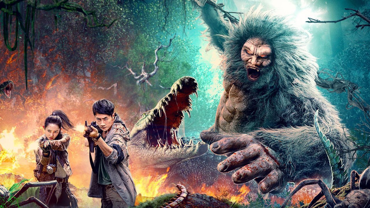 《大脚怪》定档7月11日,史前巨兽丛林大逃杀