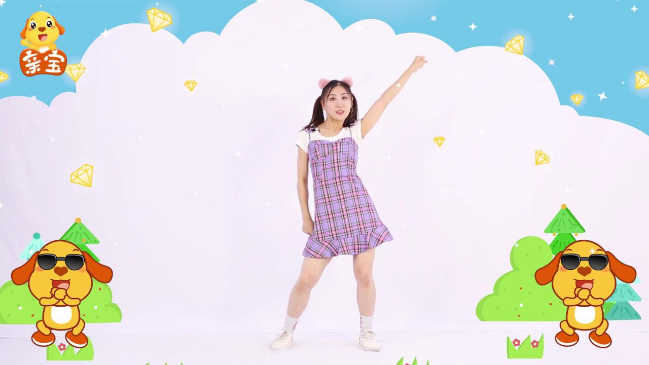 亲宝舞蹈学堂:《江南style》宝宝经典儿歌舞蹈,一起来学经典的骑马舞
