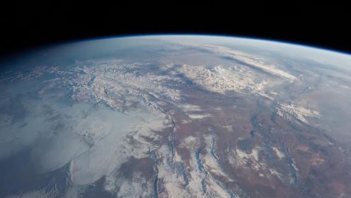 太美了从太空中俯瞰地球的昼夜真实视频！