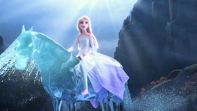 【冰雪奇缘2】艾莎和水马的故事