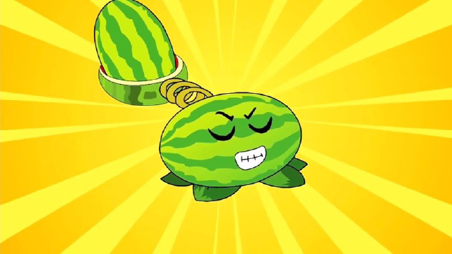 植物大战僵尸:天气炎热,来个西瓜解解暑