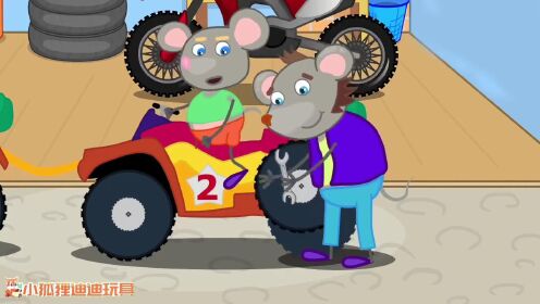 小老鼠一家动画系列:进不去门的小老鼠爸爸