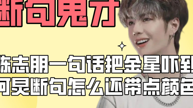 明星神断句,陈志朋一句话把金星吓到,魏晨的话让气氛变微妙起来