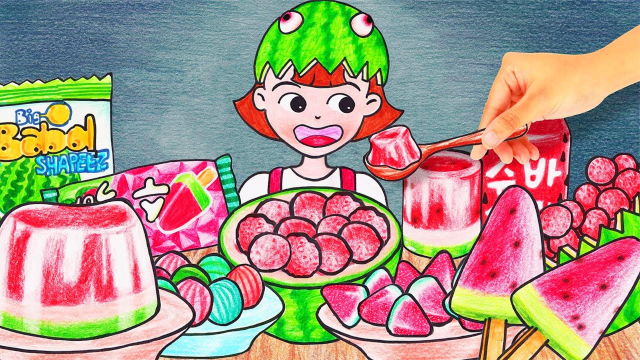 趣味定格动画:挑战用西瓜制作各种美食盛宴,你最喜欢哪种吃法?