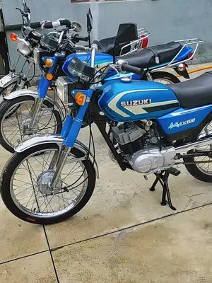 都是经典摩托车#铃木ax100