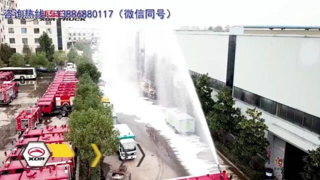 泡沫消防车整车展示