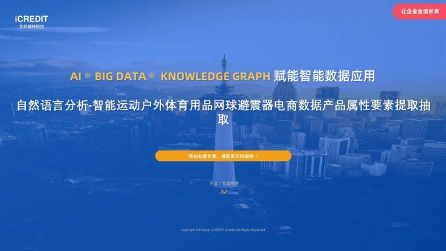 自然语言分析智能运动户外体育用品网球避震器电商数据产品属性要素提取抽取艾科瑞特科技(iCREDIT)
