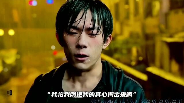 “没办法把心掏出来给你看,这执拗的,故作煽情的文案,是我的全部”