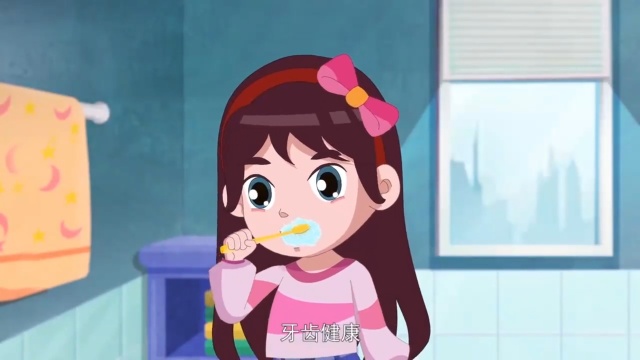牙牙精灵战队:这是谁的口腔啊?里面全是牙菌斑,看起来太脏啦