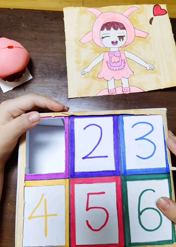 自制小女孩洞洞乐盲盒,看看拆出来的是什么类型的女孩