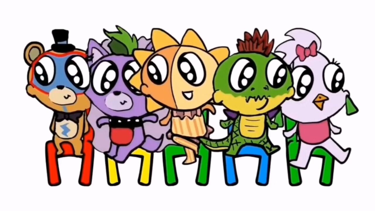 波比的游戏时间:月亮怪玩抢凳子和丢手绢游戏,还没开始就结束了_腾讯